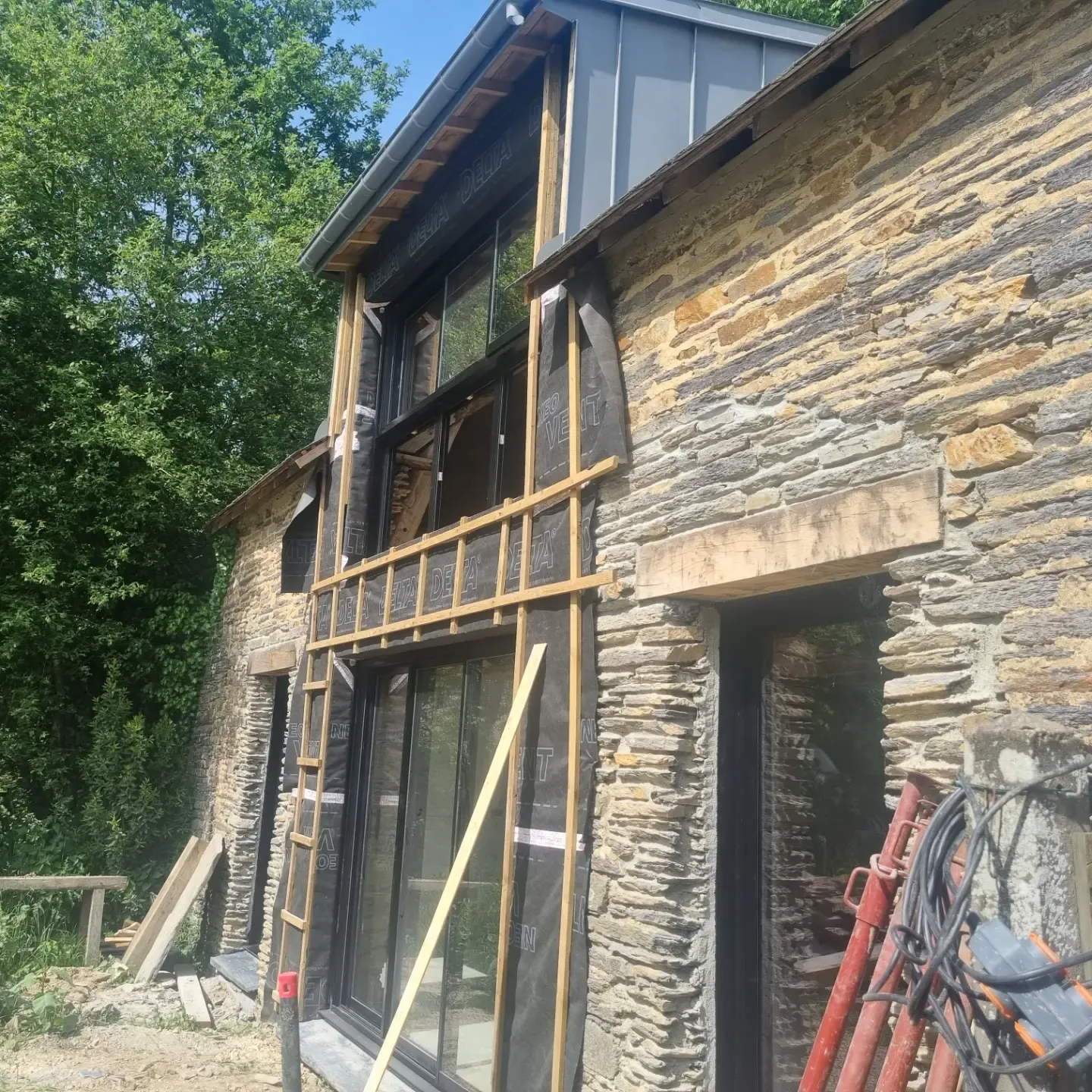 pergola bois laille