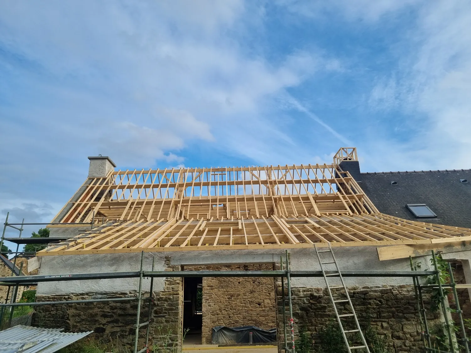 pergola bois messac