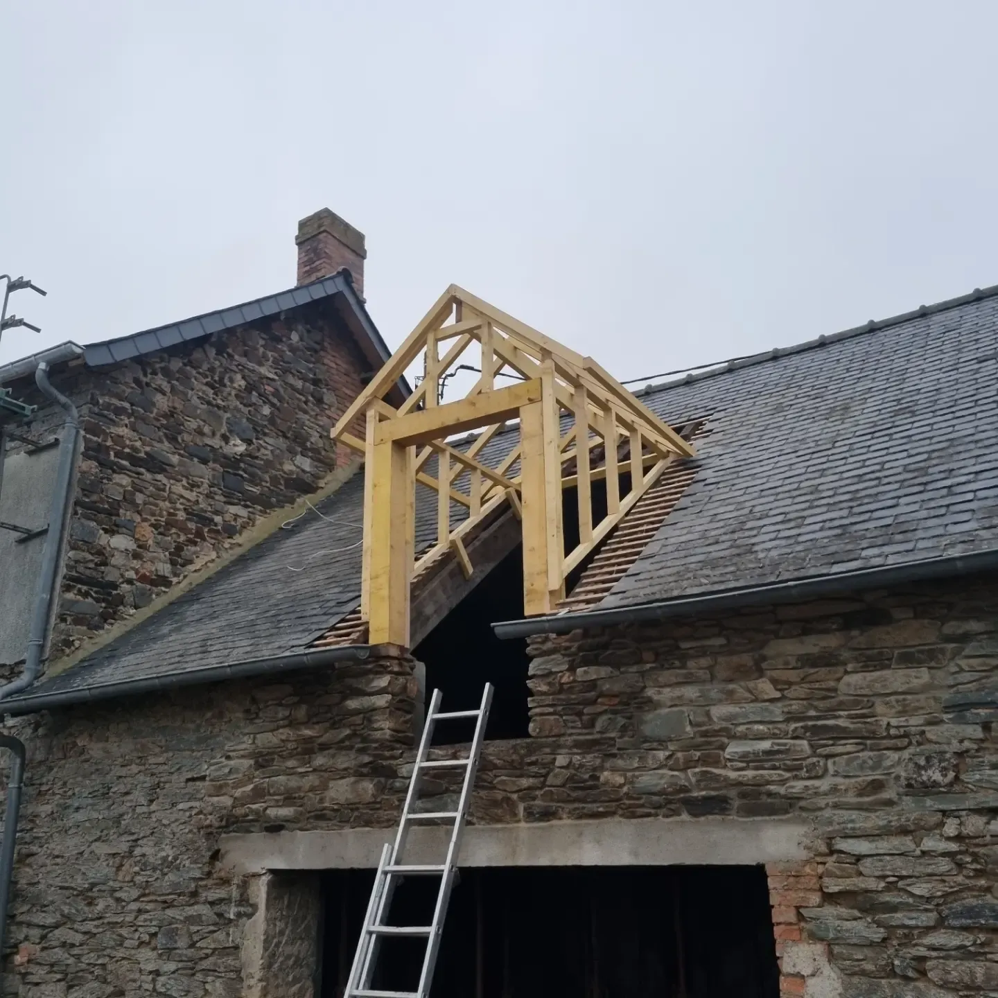 pergola bois messac